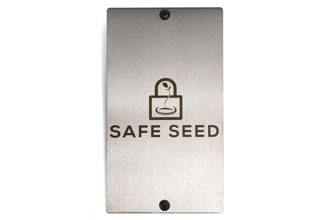 Safe Seed Crypto Recovery Passphrase Metal Book Stainless Steel Editio